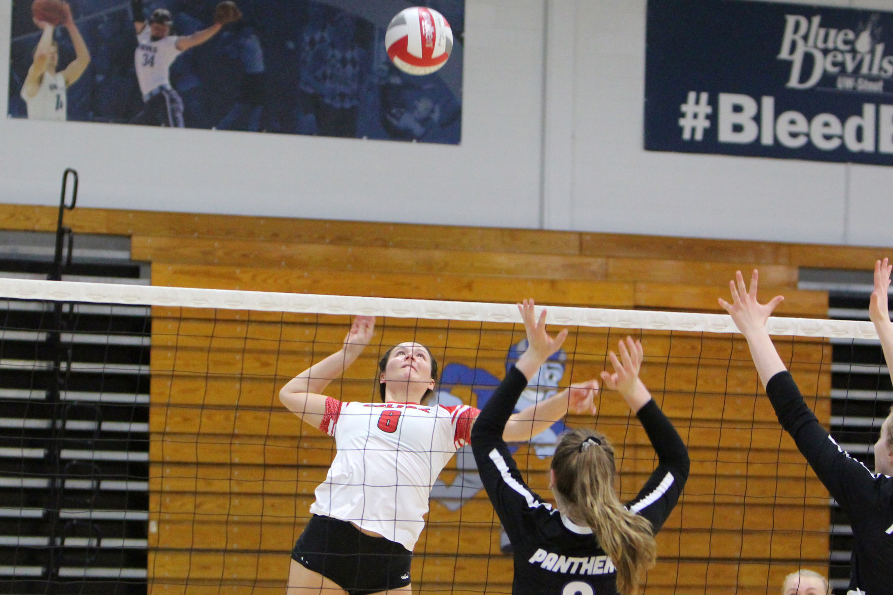 Prep volleyball sprawl at UW-Stout 8-31-19